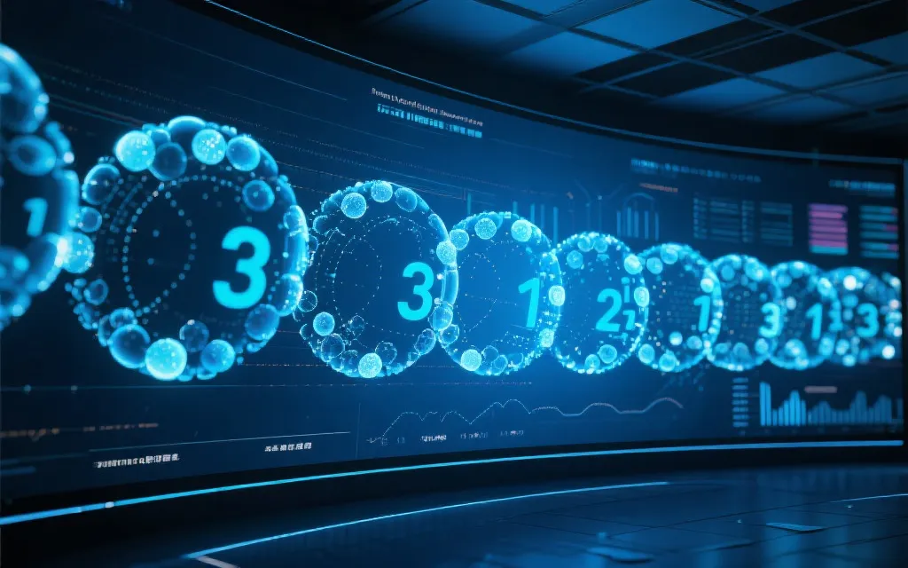 福彩3D开奖数据展示界面